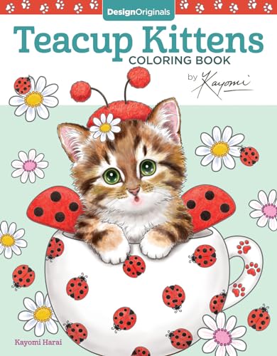 Teacup Kittens Coloring Book von Design Originals